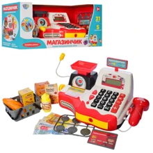 Касовий апарат LimoToy 7162-1 UA мікрофібра, ваги, калька., Сканер, продукти, зв-укр: Виробник Limo toy