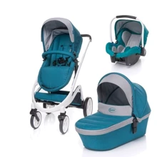 Универсальная коляска 3в1 4Baby Cosmo Trio (Dark Turkus): Тип коляски универсальная коляска 3 в 1