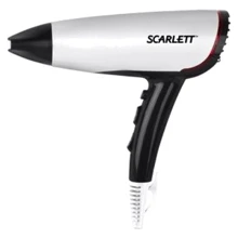 Фен Scarlett SC-1274 (белый с черным): undefined undefined
