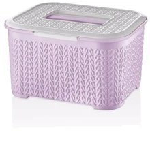 Ємність для зберігання BAGER L BELLA / LILAC прямокутна 4 л (BG-461 L): Тип контейнер для зберігання