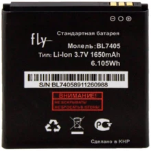 Аккумулятор Fly 1650mAh (IQ449) for Fly BL7405: Производитель FLY