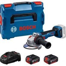 Аккумуляторная бесщеточная угловая шлифмашина Bosch GWS 18V-11 + 2 аккумулятора GBA 18 В 5 Ач + профессиональное быстрозарядное устройство GAL 1880 CV + L-BOXX 136 (06019N4103): Производитель Bosch
