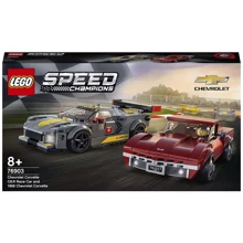 LEGO Speed Champions Chevrolet Corvette C8.R Race Car and 1968 Chevrolet Corvette (76903): Серия Speed Champions