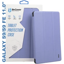 Аксесуар для планшетних ПК BeCover Case Book Soft Edge з Pencil Mount Purple для Samsung X710 Galaxy Tab S9 / X510/X516B Galaxy Tab S9 FE (710443): Колір фіолетовий