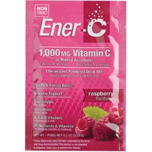 Ener-C Vitamin C, Raspberry 1000 mg, 1 sachet 0.3 oz (9.4 g) (EC031): Тип вітамін C