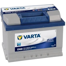 Автомобильный аккумулятор VARTA 6СТ-60 BLUE dynamic (D59): Ёмкость, Ач 60