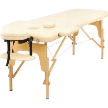 Массажный стол 4FIZJO Massage Table Wood W60 Beige (TABLEW60BEIGE): Конструкция Складная