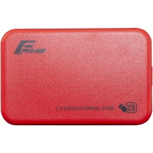 Аксессуар для накопителя Frime SSD/HDD 2.5" USB3.0 Red SATA (FHE73.25U30): Тип аксессуара Внешний карман