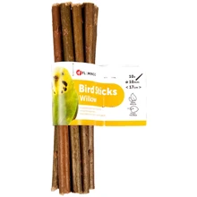 Палочки деревянные Flamingo Parrot Willow Sticks для попугаев S диаметр 1х17 см (54167): Вид корма Лакомства
