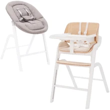 Стульчик для кормления с шезлонгом Carrello Combi Cream White (CRL-9505): Тип классический стульчик