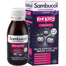 Sambucol Black Elderberry Kids Liquid 120 ml Сироп З Чорної Бузини без цукру 120мл: Форма випуску Сиропы