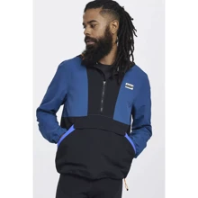 Анорак Saucony Track Anorak (800295-NS) 46 (S) синій демісезон з капюшоном: Вид Ветровки