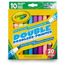 Набір двосторонніх фломастерів CRAYOLA Washable 10 шт (256347.012): Тип Смываемые