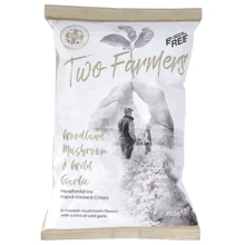 Чипсы картофельные Two Farmers Лесные грибы и дикий чеснок 150 г (5060626100381): Вес нетто 150 г