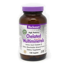 Bluebonnet Albion Chelated Multiminerals Iron Free Мультиминералы без железа 120 капсул: Тип Мультиминералы