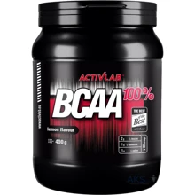 Аминокислота для спорта Activlab BCAA 100% 400 g /80 servings/ Lemon: Вкус Лимон