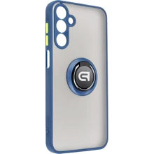 Чохол для телефона ArmorStandart Frosted Matte Ring Navy Blue для Samsung M156 Galaxy M15 (ARM76371): Сумісність Samsung M156 Galaxy M15