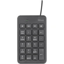 Клавиатура Trust Xalas USB numeric keypad (22221): Подключение проводное