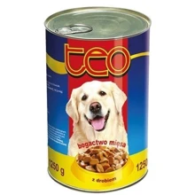 Влажный корм для собак TEO с курицей 1.25 кг (5906731501364): Тип Влажный корм