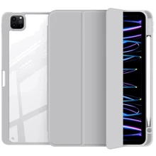 Аксессуар для iPad BeCover Soft Edge TPU with Pencil mount Gray for iPad Pro 12.9 (2020-2022) (711709): Цвет серый