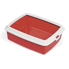 Туалет для котов MPS Hydra Maxi Red 50x40x16.5 см красный: Вид Открытый
