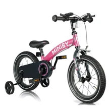 Велосипед - беговел QPLAY Miniby 3 в1 Pink (CB01MiniByPink): Тип 2х колесный велосипед