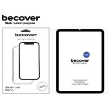 Аксесуар для iPad BeCover Tempered Glass 10D Black для iPad Mini 7 2024 (712272): Колір черный