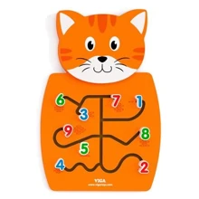 Бізіборд Viga Toys Котик з цифрами (50676FSC): Тип бизиборд