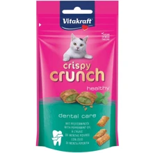 Ласощі для котів Vitakraft Crispy Crunch подушечки для зубів з м'ятою 60 г (28813): Вид Снеки