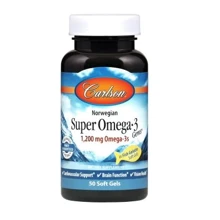 Carlson Labs Super Omega-3 Gems Fish Gel 50 Soft Gels Супер Омега-3: Тип Омега 3