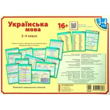 Українська мова. 3-4 класи. Комплект навчальних плакатів: Производитель Ранок