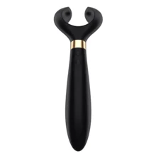 Багатофункціональний вібратор Satisfyer Endless Fun (Partner Multifun 3) для соло-ігор і для пар, Black: Для кого унісекс