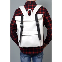 Мужской рюкзак Sambag RollTop Milton белый (24211008m): Пол Мужской