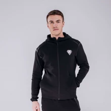 Спортивна кофта Peak FW683791-BLA 48 чорна на блискавці з капюшоном: Вид Спортивні кофти (олімпійки)
