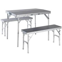 Стіл для кемпінгу Vango Granite 90 Bench Set Excalibur: Розмір 90х69х65 см