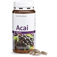Sanct Bernhard Acai Ягоды Асаи 500 mg 180 капсул: Форма выпуска Капсулы