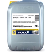 Трансмісійна олія Yuko Нігролл GL-1 SAE 140 20 л: Виробник Yuko