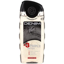 Denim Black Shower Gel Гель для душа тройной детокс 250 ml: Назначение Увлажнение, Очищение, Детокс