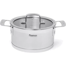 Кастрюля Fissman Fobus 16x9 см 1.6 л (5381): Тип Традиционная