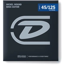 Струна для гитар Набор струн DUNLOP DBN45125 Nickel Wound Bass Strings 5-String 45-125: Тип Комплект струн