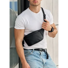 Мужская поясная сумка Sambag Tirso Aqwam черная (80119001m): Пол Мужской