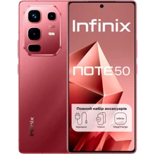 Смартфон Infinix Note 50 8/256GB Burgundy Red (UA UCRF): Дисплей 6.78" AMOLED (1080 x 2436) / 393 ppi