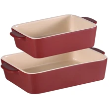 Набор форм для запекания Bergner Maroon 2 предмета (BG-13434-RD): Крышка Нет