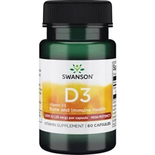 Swanson Vitamin D3 Higher Potency 1.000 IU Вітамін Д3 60 капсул: Тип вітамін D