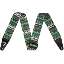 Ремень гитарный FENDER STRAP 2" UGLY XMAS SWEATER GREEN: Производитель Fender