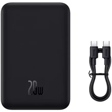 Зовнішній акумулятор Baseus Power Bank 20000mAh Magnetic Wireless 20W Black (PPCX150001) Зовнішній акумулятор Baseus Power Bank 20000mAh Magnetic Wireless 20W Black (PPCX150001)
