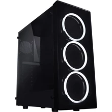 Корпус Raidmax Neon LED G21LWB Black: Форм-фактор материнської плати ATX / Micro-ATX / Mini-ITX