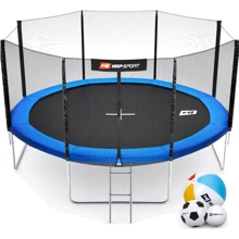 Батут Hop-Sport 14ft синий с наружной сеткой 427 см (5906190237781): Производитель Hop-Sport