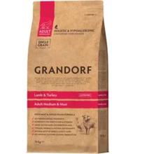 Сухой корм GD Dog Medium & Maxi Lamb & Turkey для средних и крупных пород собак с ягненком и индейкой 10 кг (5407007850976): Тип Сухой корм