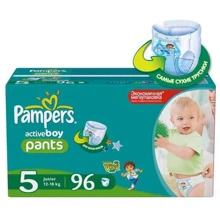 PAMPERS Active Boy Junior (12-18 кг) 96: undefined undefined